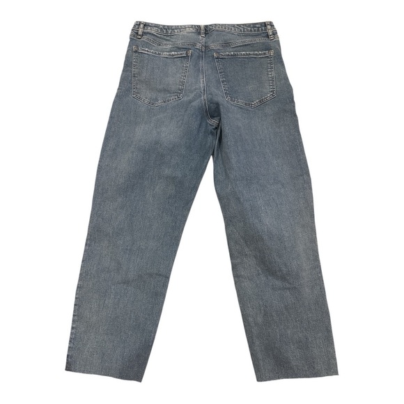 EXPRESS cropped Classic Blue Denim Jeans - Picture 4 of 4